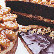 Peanut Butter-Honey Tart with Ganache Glaze