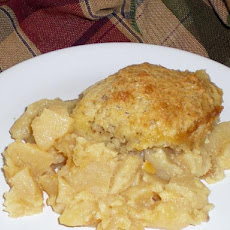 Pear Custard Cobbler