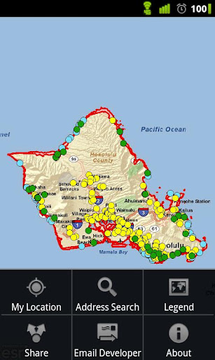 Honolulu Tsunami Evac. Zones