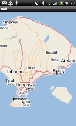 Bali Street Map