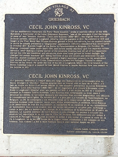 Cecil John Kinross, VC