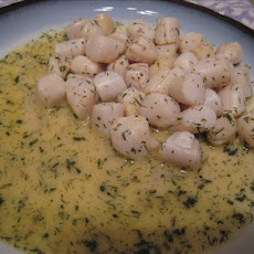 Bay Scallops with Lemon and Dill