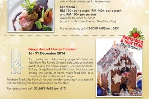 Festive Season Set Menu Malaysia Food Restaurant Reviews