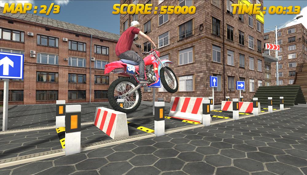 Android application Stunt Bike Racing 3D screenshort