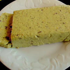Mascarpone-Avocado Semifreddo with Chocolate and Hazelnuts