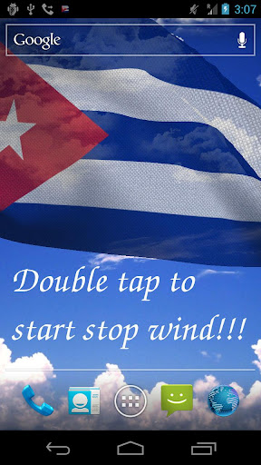 3D Cuba Flag Live Wallpaper +