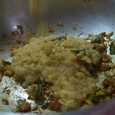 Dal Fry( yellow split peas Fry)