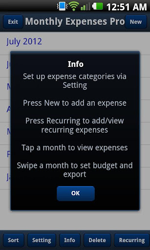Monthly Expenses Pro
