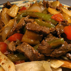 Chicken and Steak Fajita Skillet