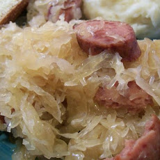 Crock Pot Kielbasa & Sauerkraut