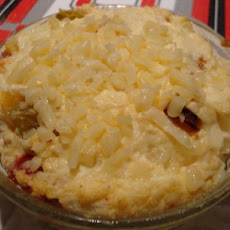 Roasted Red Pepper & Sun-Dried Tomato Hot Cheese Dip - Yum!