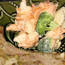 Broccoli, Cauliflower, and Carrot Salad