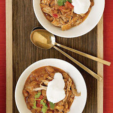Slow-Cooked Tex-Mex Chicken and Beans