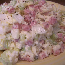 Cold Rice Mozzarella Ham Salad