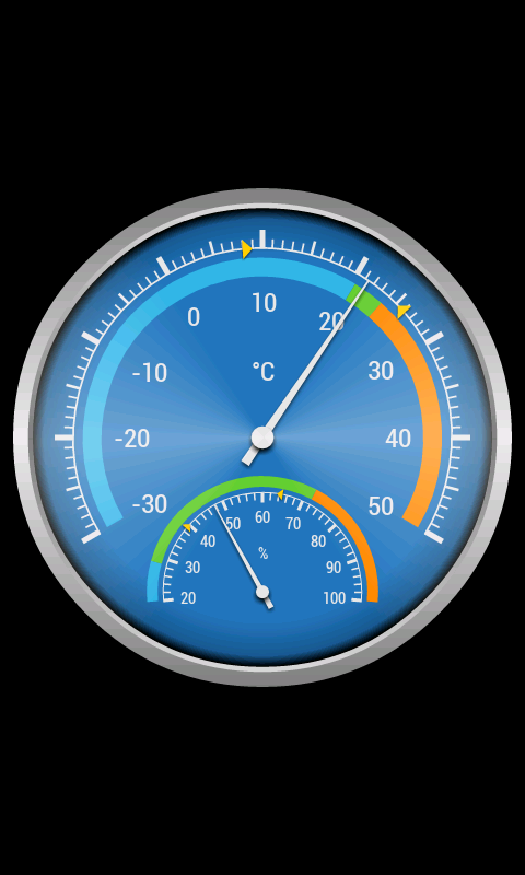 Android application Thermometer / Hygrometer screenshort