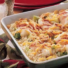 Baked Fish and Rice