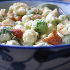 Curry Pea Salad With Almonds