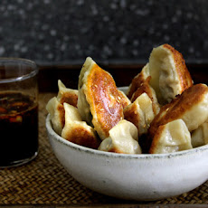 Dual fennel potstickers