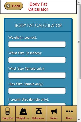 【免費健康App】Body Fat Calculators-APP點子