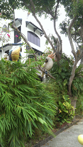 Giant Parrots Sculptures