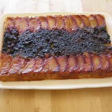 Plum Delicious Upside-Down Cake