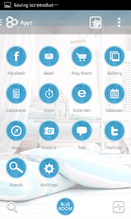 How to install Blue room go launcher theme 1.2 unlimited apk for pc