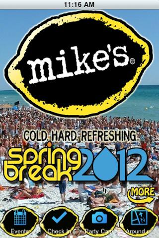 Mikes Spring Break App
