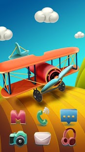 How to install Plane GO Launcher Theme v1.0 unlimited apk for android