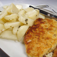 Chicken Schnitzel With Warm Potato Salad