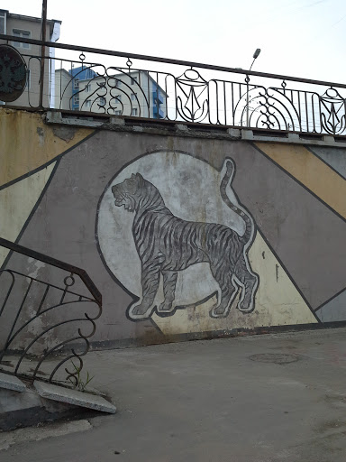 Инсталляция Тигр Символ Владивостока