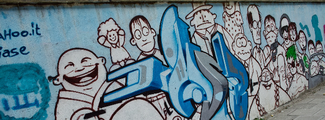 Graffiti Side by M50 in Shanghai