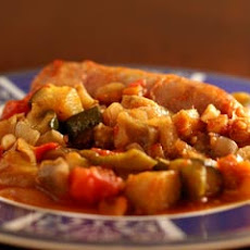Italian Sausages with Ratatouille