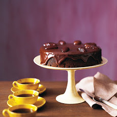Chocolate-Date Cake with Chocolate Sticky Toffee Glaze