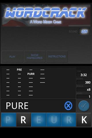 WordCrack - A Word Mixer Game