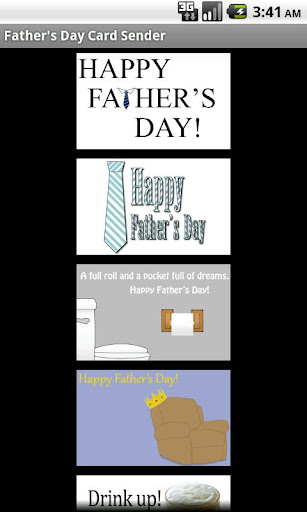 Father's Day Card Sender