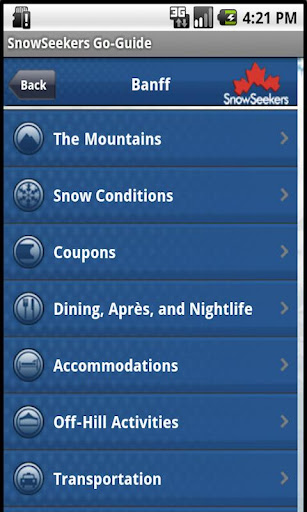 SnowSeekers Go-Guide - Android