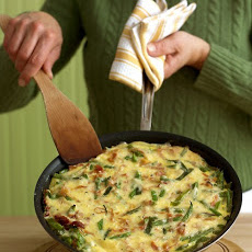 Green Bean, Ham, and Cheese Frittata
