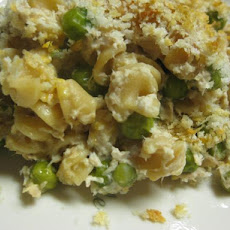 Crispy-On-The-Top Tuna and Green Pea Casserole (Rocco Dispirito)
