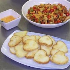 Linda's Lemon Shrimp and Sausage With Grit Cakes