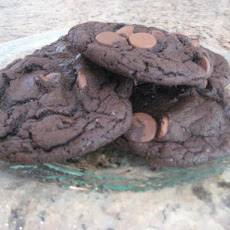 Triple Chocolate Cake Mix Cookies