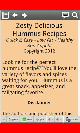 【免費書籍App】Zesty Delicious Hummus Recipes-APP點子