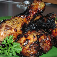 Pomegranate Lacquered Chicken Drumsticks
