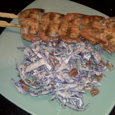 Warm Pecan Cabbage Slaw