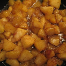 Bourbon Buttered Apple Slices