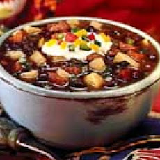 Black Bean Soup with Cumin and Jalapeño