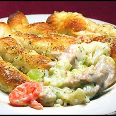 Breadstick Topped Chicken Pie