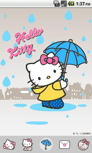 Hello Kitty Rain Falling Theme