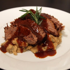 Red-Wine Braised Beef Brisket W. Horseradish Sauce (Sara Moulton