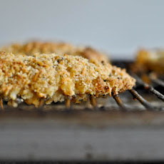 Cheddar Crusted Chicken Fingers