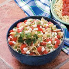 Tomato-Feta Bow Ties